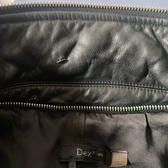 Perfect classic Faux leather Moto jacket, size M, see pictures for wear - Picture 7 of 9